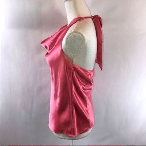 Banana Republic Cowl Neck Satin Halter Top